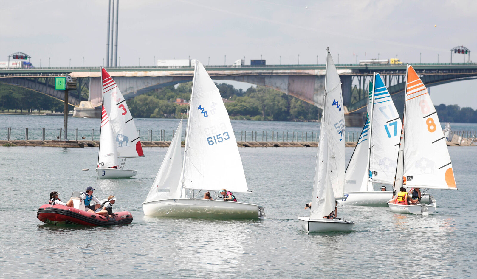 Kids sailing camp at Buffalo Yacht Club